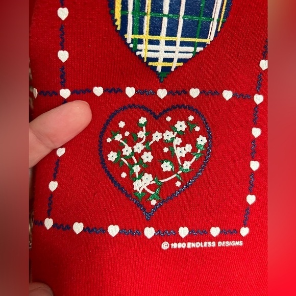 Cottagecore Vintage Holiday/Valentine Sweatshirt - Picture 6 of 14